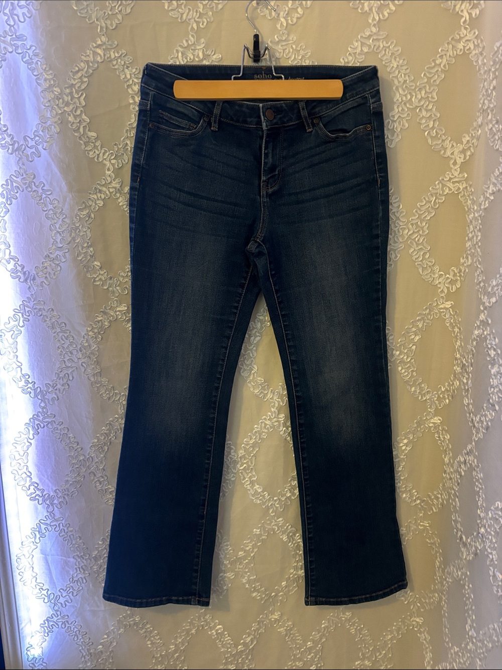 Dark Wash Women’s Bootcut Jeans - Unbranded